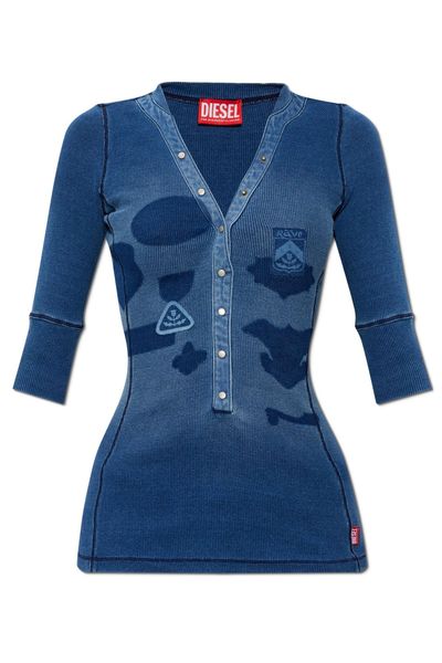 Diesel T Ereme Buttoned Knitted Top