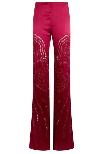 Alberta Ferretti Embellished Palazzo Pants