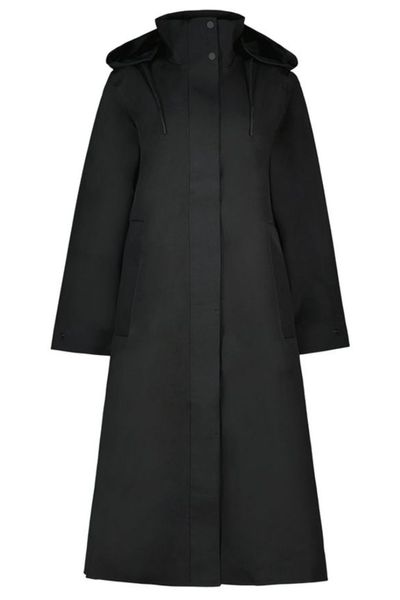 Rains Suva Softshell Hooded A-Line Coat