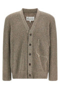 Maison Margiela Ribbed Buttoned Cardigan
