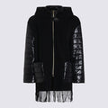 Herno Quilted Sleeve Hooded Coat