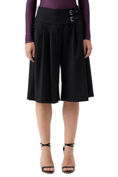 Versace Jeans Couture Buckle-Detail Bermuda Shorts
