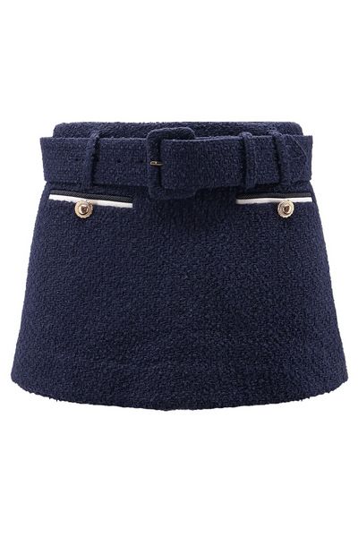 Self-Portrait Boucle Skort