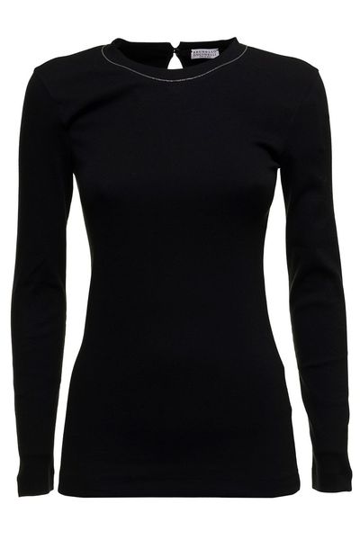Brunello Cucinelli Embellished Knitted Jumper