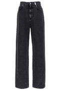 Alexander McQueen Wide-Leg Skull Plaque Jeans