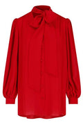 Valentino V-Neck Button-Up Blouse