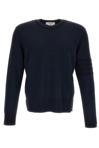 Thom Browne 4-Bar Ottoman Crewneck Jumper