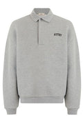 Autry Logo-Detailed Polo Sweatshirt