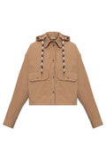 Moncler Cropped Hooded Jacket