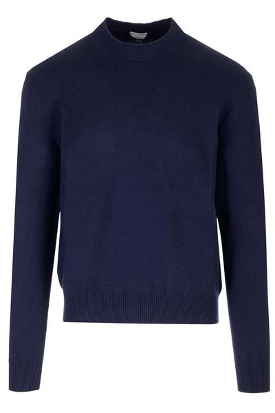 Bottega Veneta Intrecciato Leather Patch Jumper