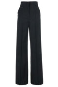 Max Mara Fernet High Waist Wide-Leg Trousers