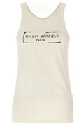 Maison Margiela Logo Printed Tank Top