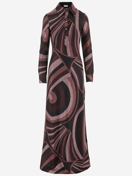 PUCCI Iride Printed Polo Maxi Dress