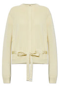 Ferragamo Belted Crewneck Knitted Cardigan