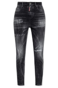 Dsquared2 High-Waist Distressed Skinny Jeans