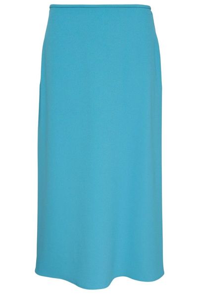 Jil Sander Envers Medium Waist Midi Satin Skirt