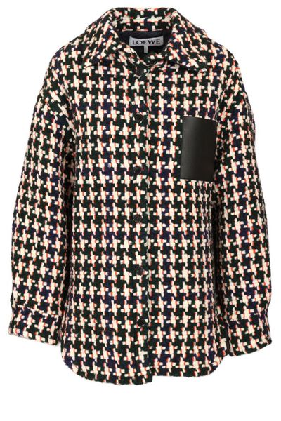 Loewe Houndstooth Oversized Overshirt