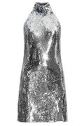 Balmain Sequinned Halterneck Dress