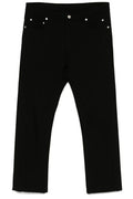 Rick Owens Detroit Cut Button Detailed Pants