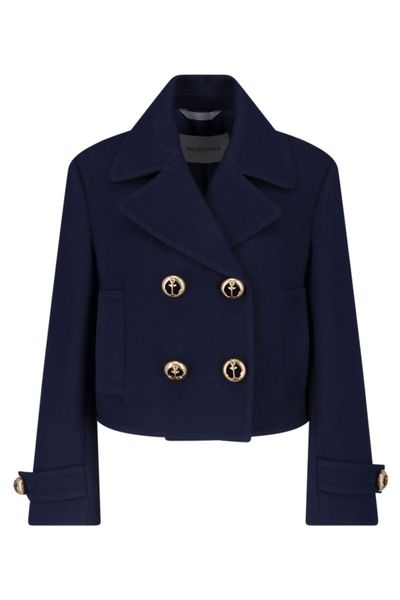 Balenciaga Collared Button Detailed Jacket