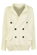 Sacai Double-Breasted Hooded Coat