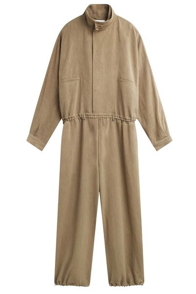 The Frankie Shop Zip-Front Utility Jumpsuit