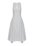 Loewe Striped Asymmetric Hem Dress