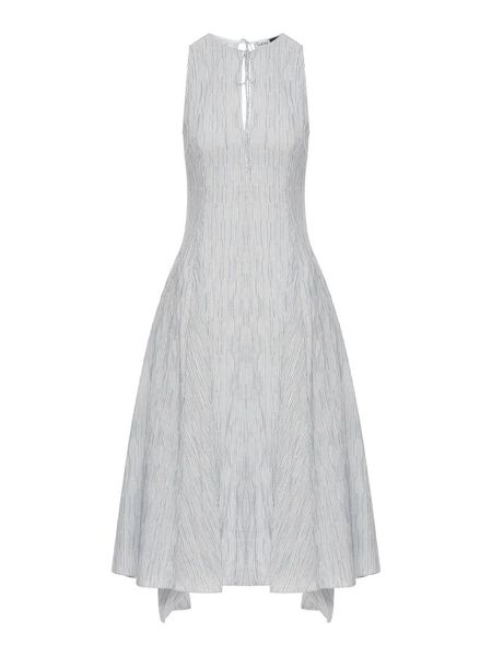 Loewe Striped Asymmetric Hem Dress