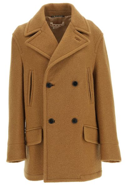 Marni Double-Breasted Long-Sleeved Coat