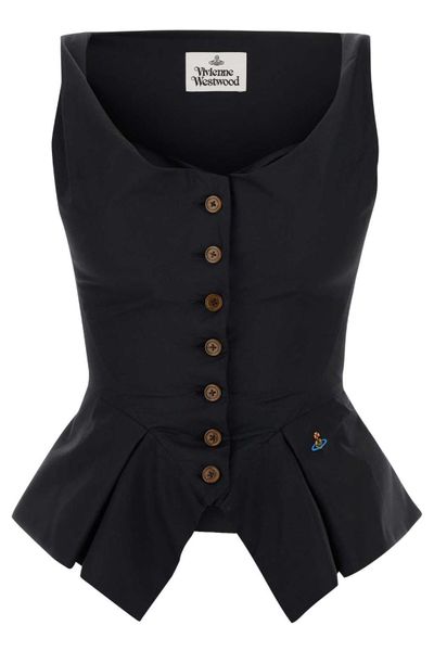Vivienne Westwood Square-Neck Button Down Top
