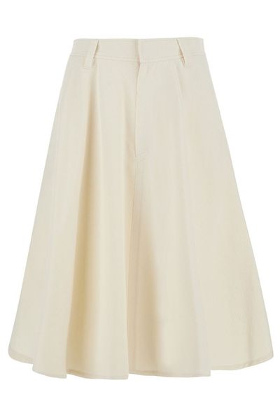 Brunello Cucinelli Monili Detailed A-Line Skirt