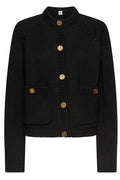 Totême Long Sleeved Chunky Knit Cardigan