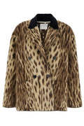 Forte Forte Royal Leopard Double-Breasted Coat