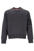 Thom Browne Tonal 4-Bar Crewneck Sweatshirt