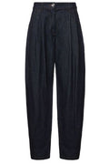 Genny Pleated High-Waist Jeans