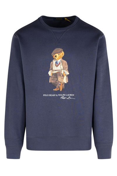 Polo Ralph Lauren Bear-Printed Crewneck Sweatshirt