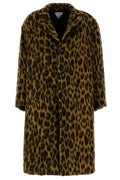 Bottega Veneta Brushed  Leopard Coat