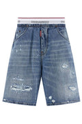 Dsquared2 Surfer Distressed Bermuda Shorts