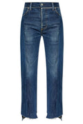 Vetements Raw Hem Straight-Leg Jeans