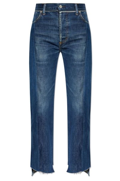 Vetements Raw Hem Straight-Leg Jeans