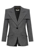 Chloé Structured Cape-Detail Blazer