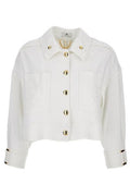 Elisabetta Franchi Gabardine Pea Coat