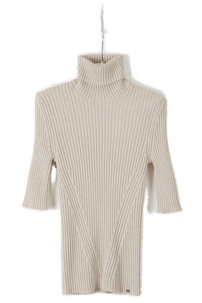 Herno Turtleneck Ribbed Knit Jumper