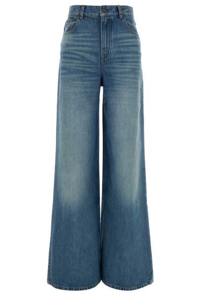 Chloé High-Waisted Wide-Leg Jeans