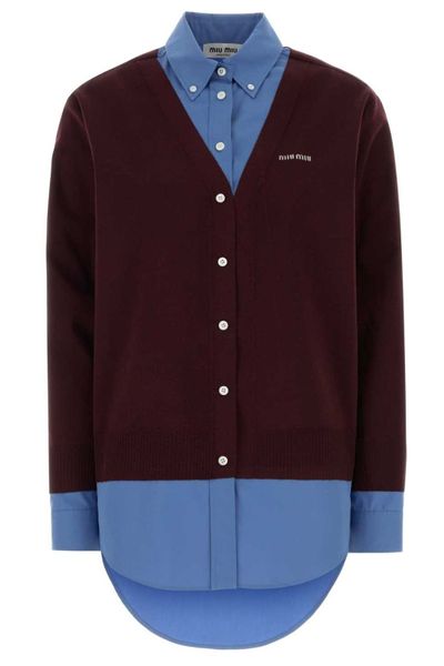 Miu Miu Layered Long-Sleeved Shirt