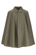 Il Tabarro Buttoned Collar Cape