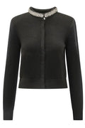 Pinko Collar Embellished Cardigan