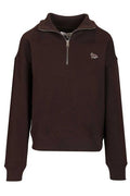 Maison Kitsuné Baby Fox Half Zip Sweatshirt