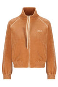 Chloé High-Neck Logo Track Jacket
