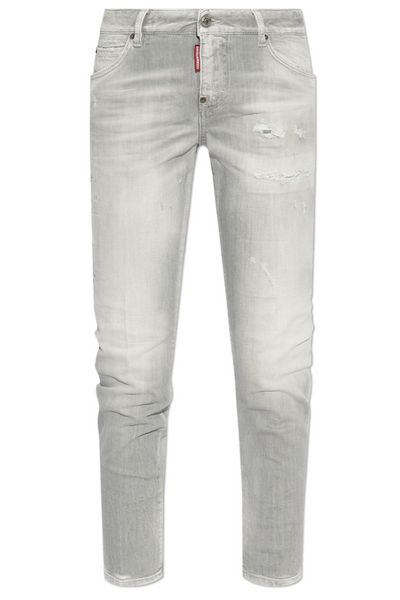Dsquared2 Jennifer Mid-Rise Distressed Jeans